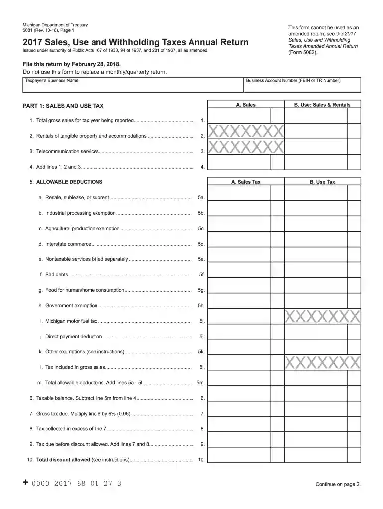 form 5081 2017 Preview on Page 1