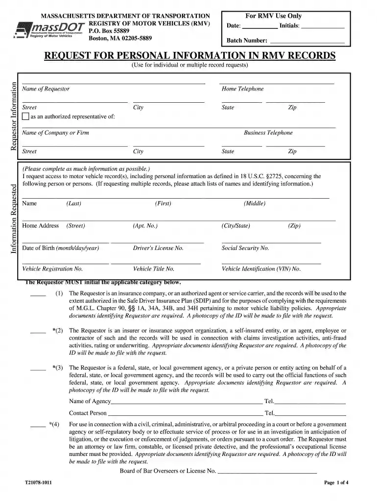 my rmv profile Preview on Page 1