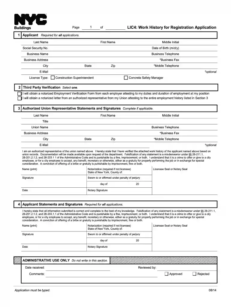 nyc doe registration forms Preview on Page 1