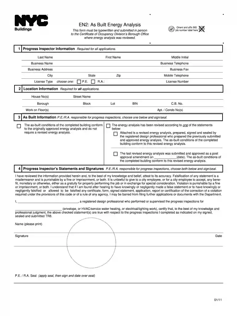 en2 form Preview on Page 1