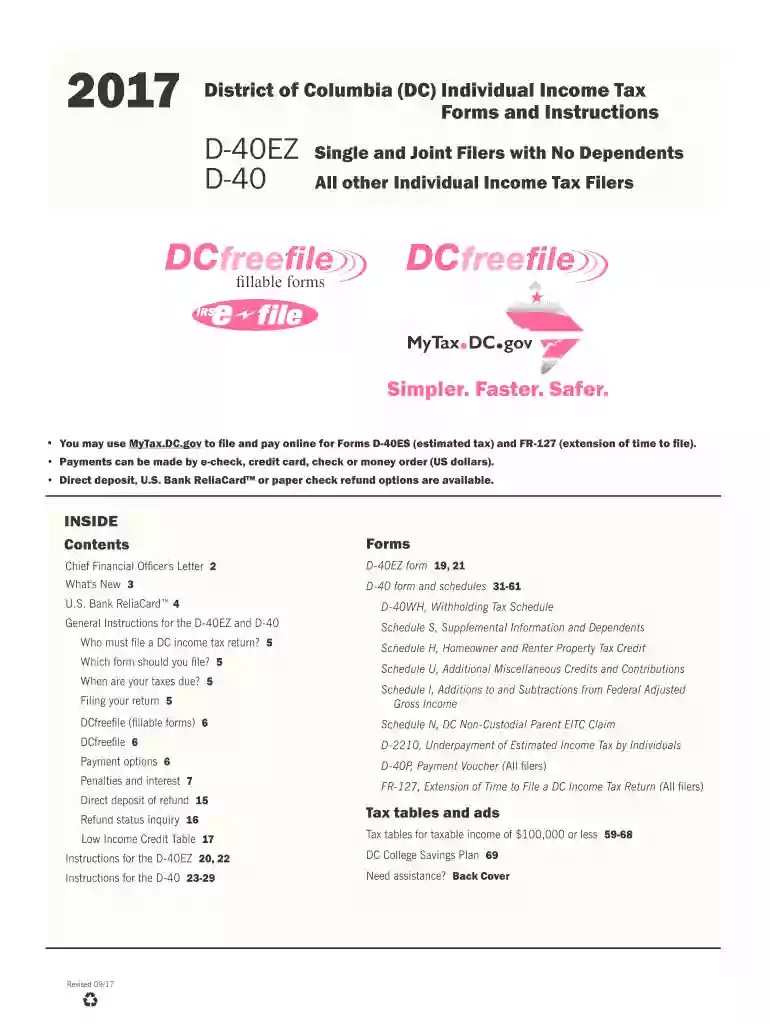 dc income tax Preview on Page 1