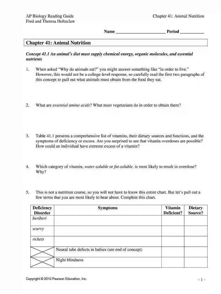 chapter 41 active reading guide species interactions Preview on Page 1