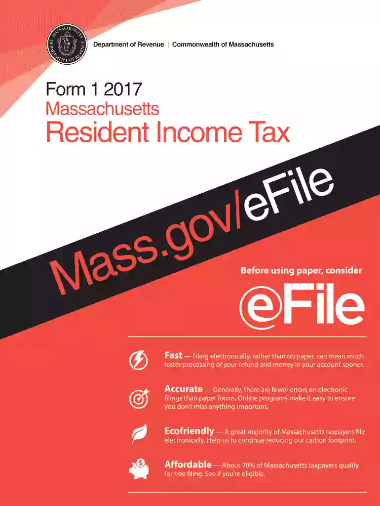 ma resident income tax form 1 instructions 2018 Preview on Page 1