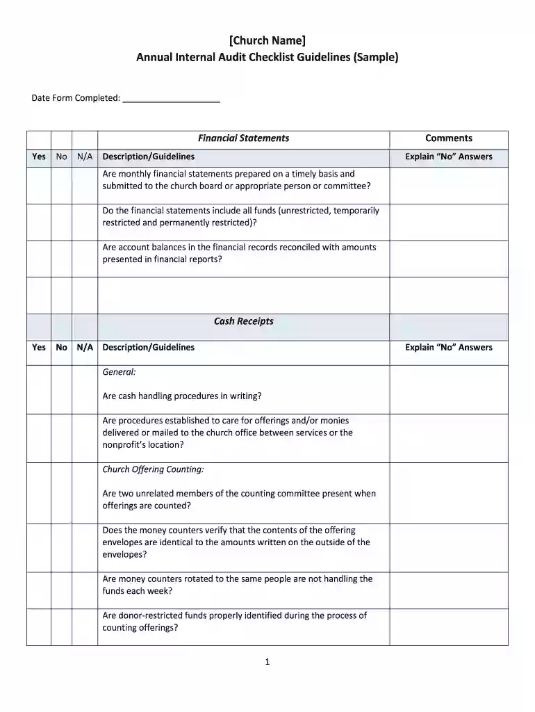 iso 9001 internal audit checklist xls Preview on Page 1