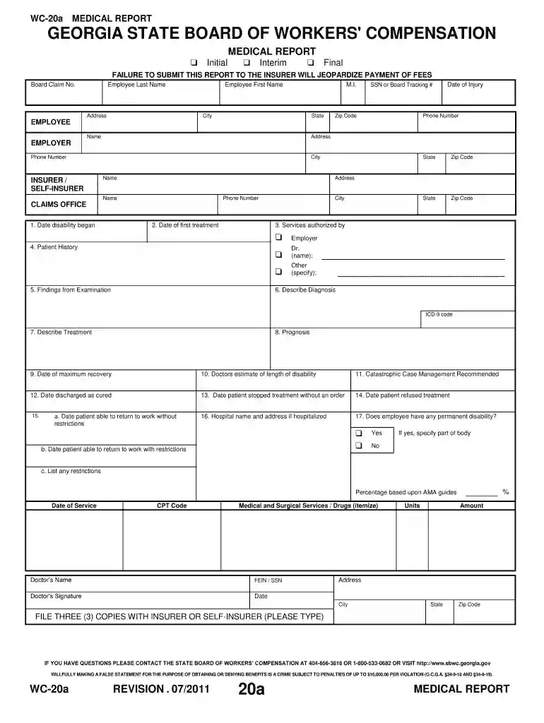 injury claim Preview on Page 1