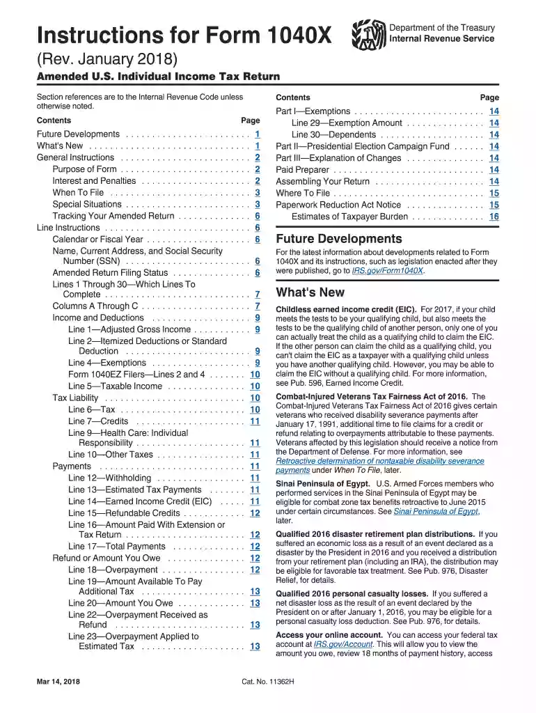 1040 x form Preview on Page 1