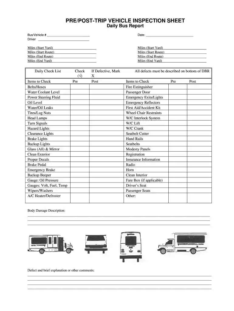 massachusetts car inspection checklist Preview on Page 1
