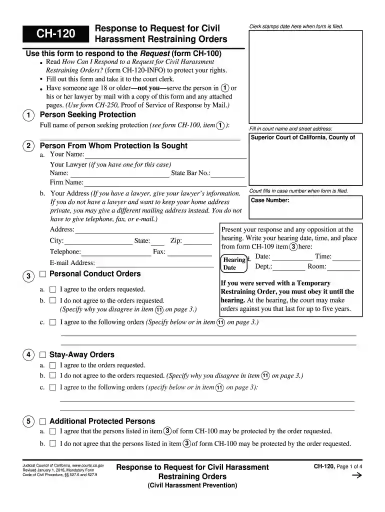 ch 120 form Preview on Page 1