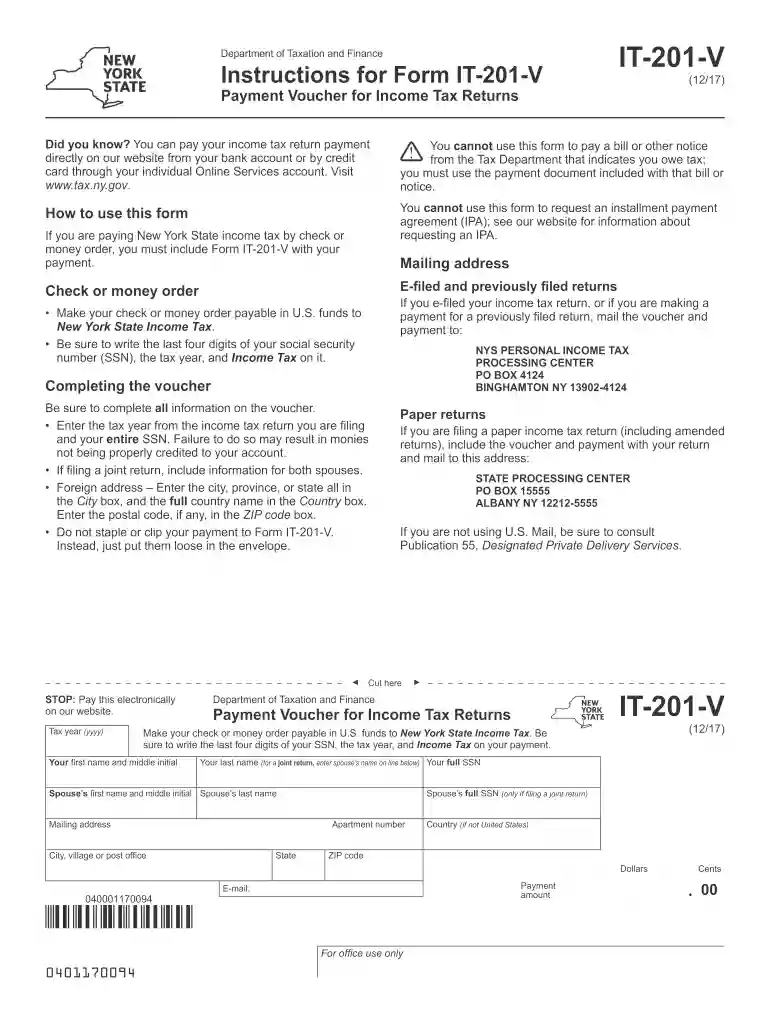it 201 v 2017 form Preview on Page 1