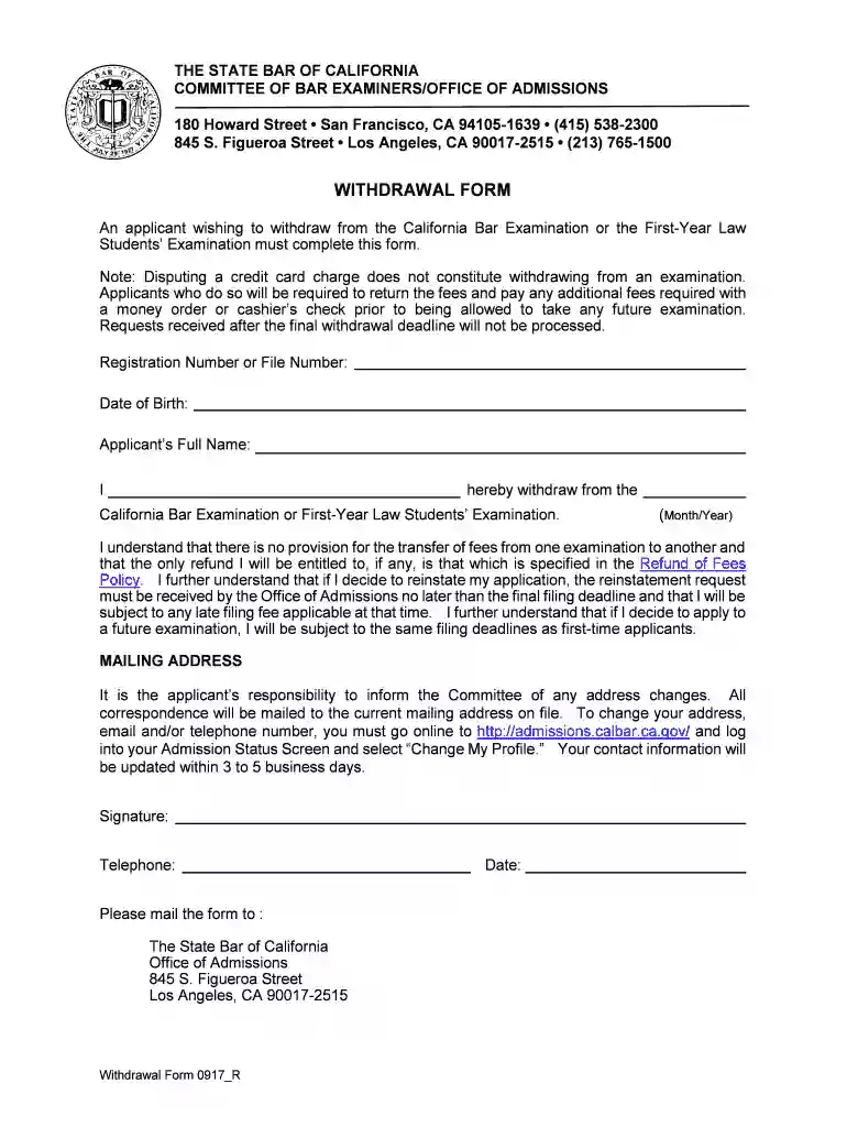 california withdrawal Preview on Page 1