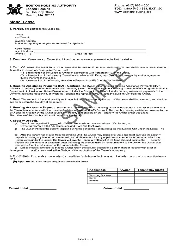 boston housing authority payment standards 2025 pdf Preview on Page 1