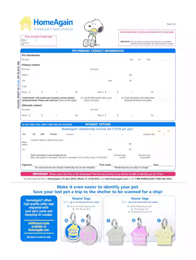 home again microchip lookup Preview on Page 1