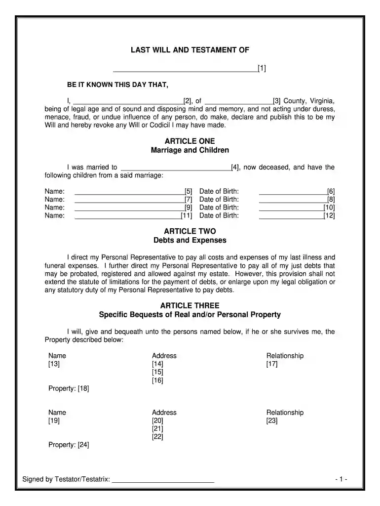 blank will form Preview on Page 1