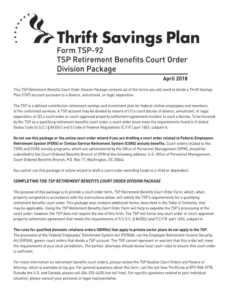 tsp rbco form Preview on Page 1