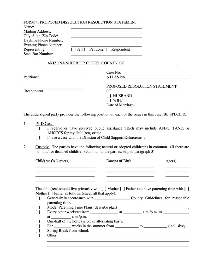proposed resolution statement yavapai county Preview on Page 1
