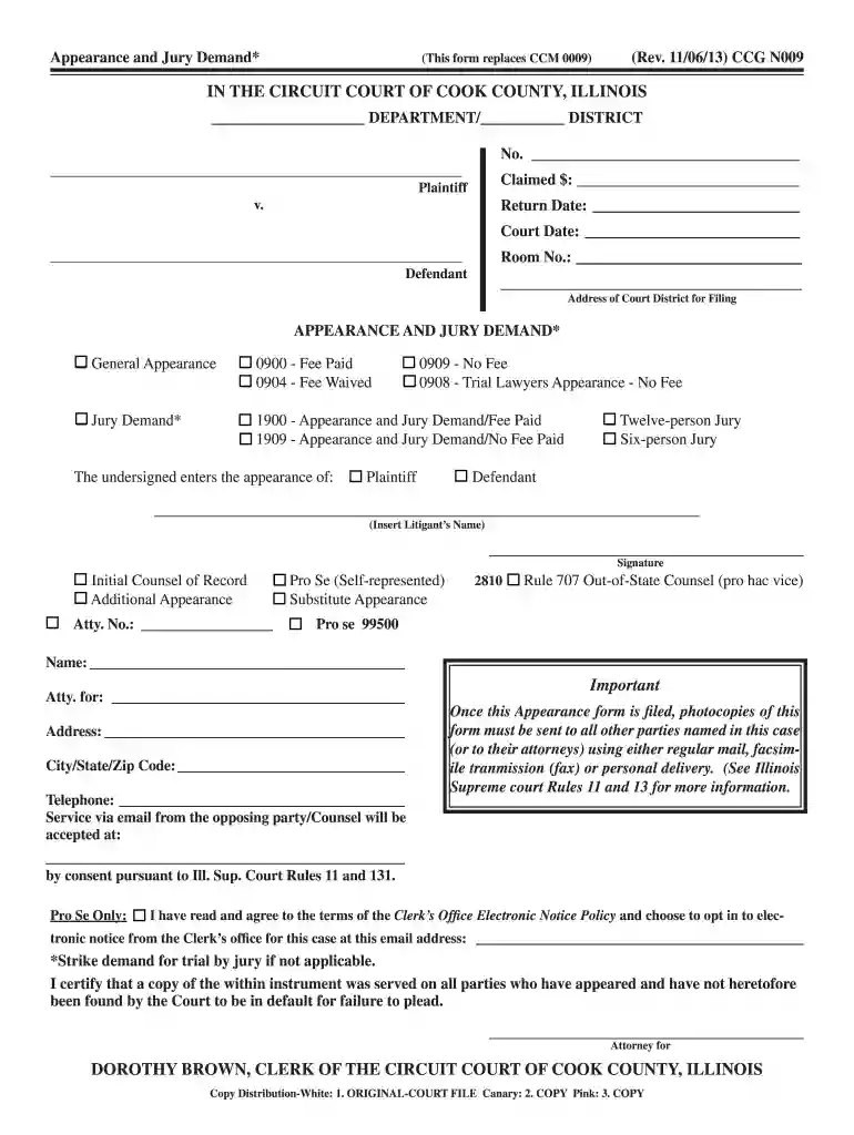 Appearance and Jury Demand* - 12 218 239 Preview on Page 1