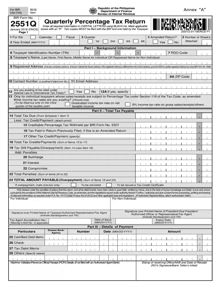 2551q bir form Preview on Page 1