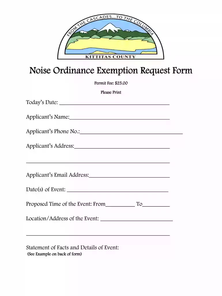 noise ordinance kittitas county Preview on Page 1