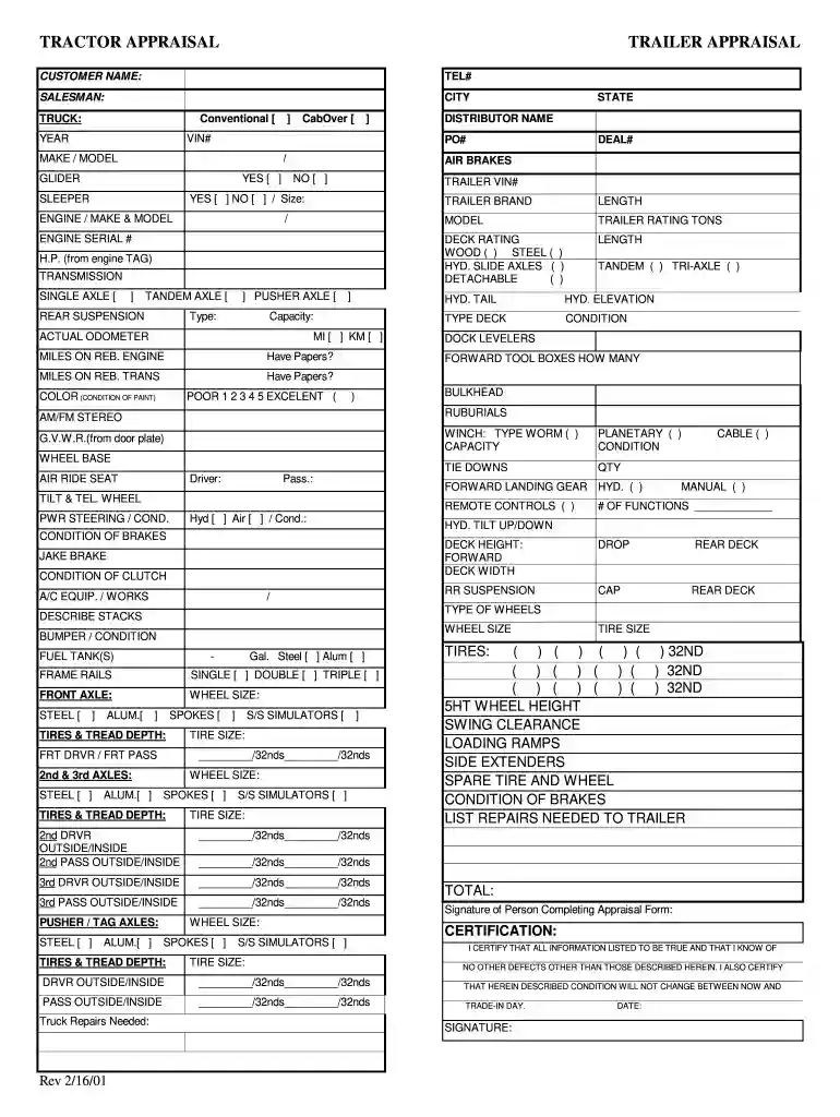trailer appraisal near me Preview on Page 1