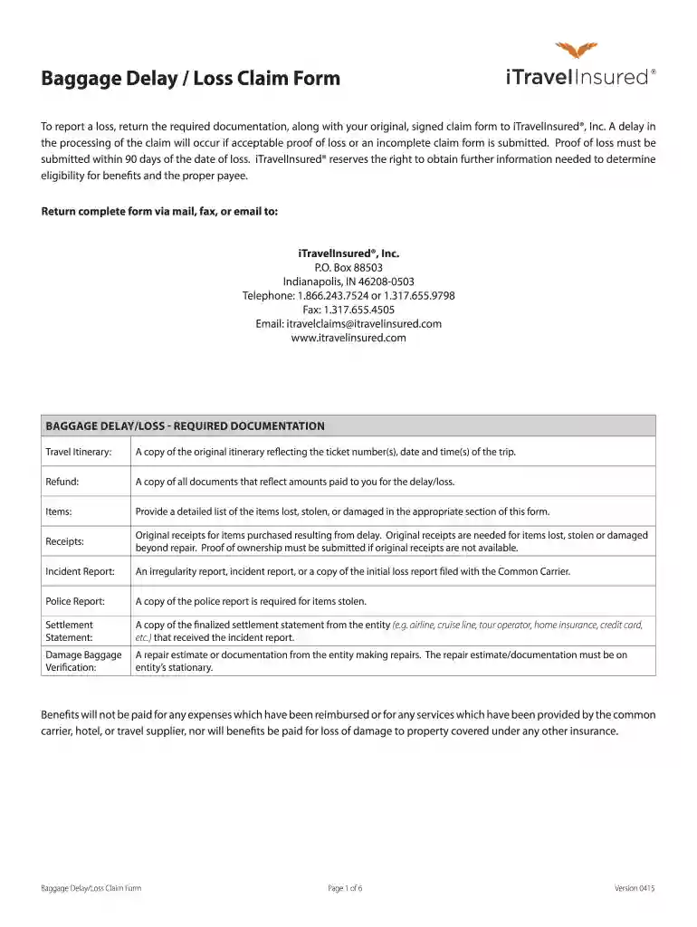 travelex insurance Preview on Page 1