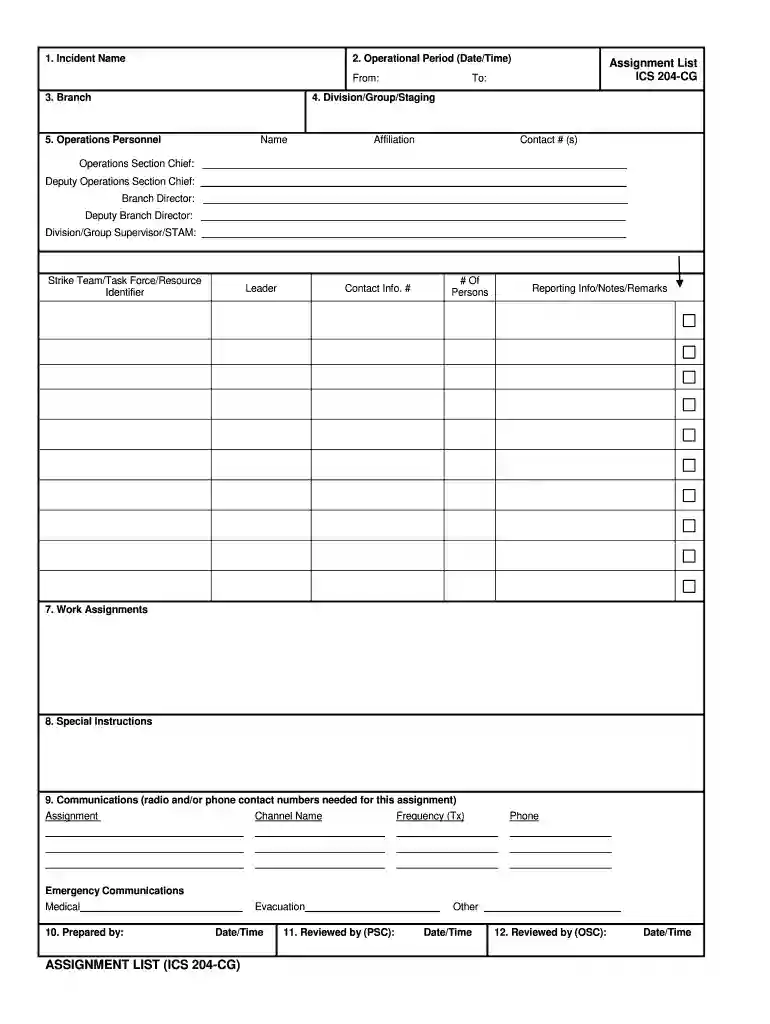 ICS 204-CG Preview on Page 1