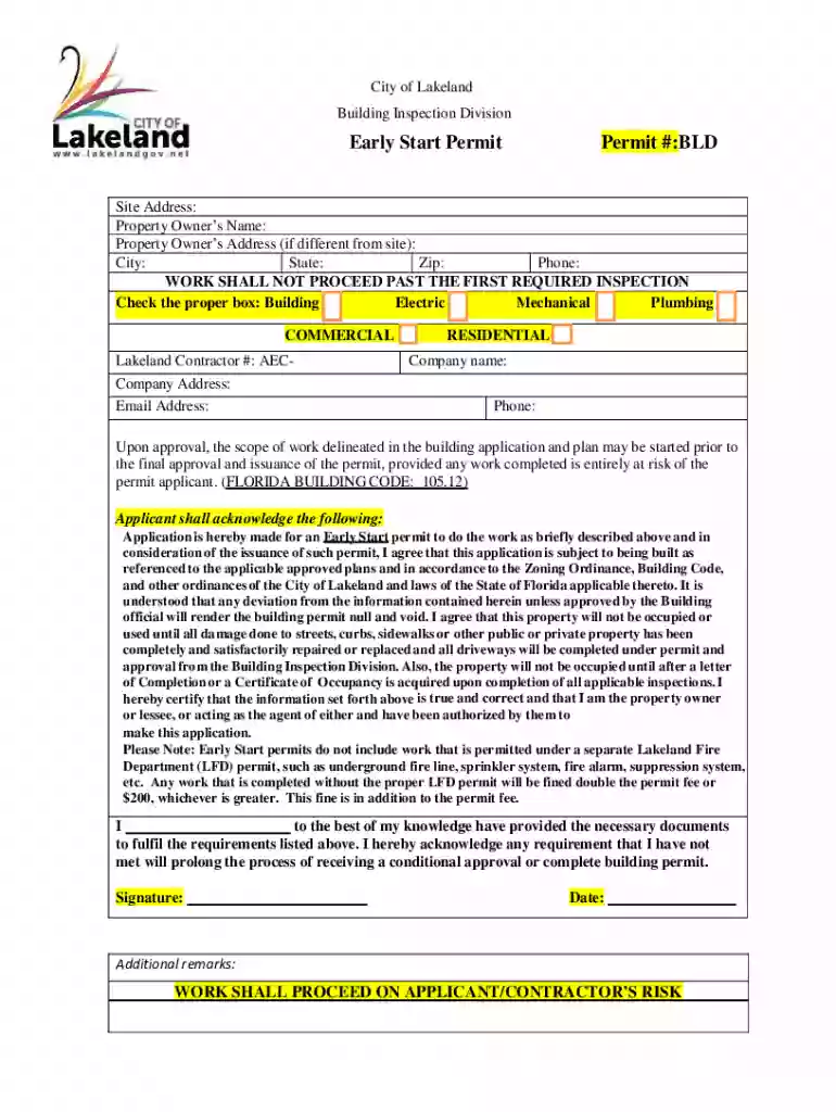 how to print permit application city of lakeland fl Preview on Page 1