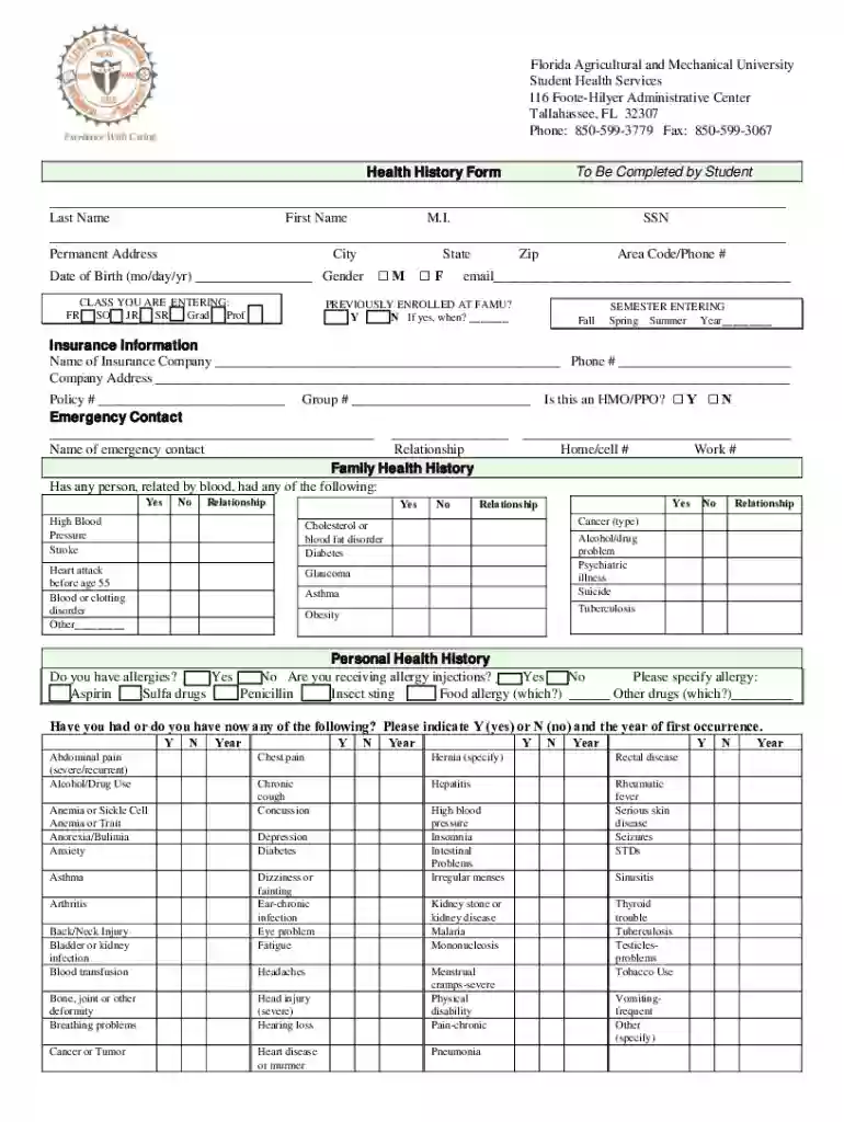 famu immunization Preview on Page 1