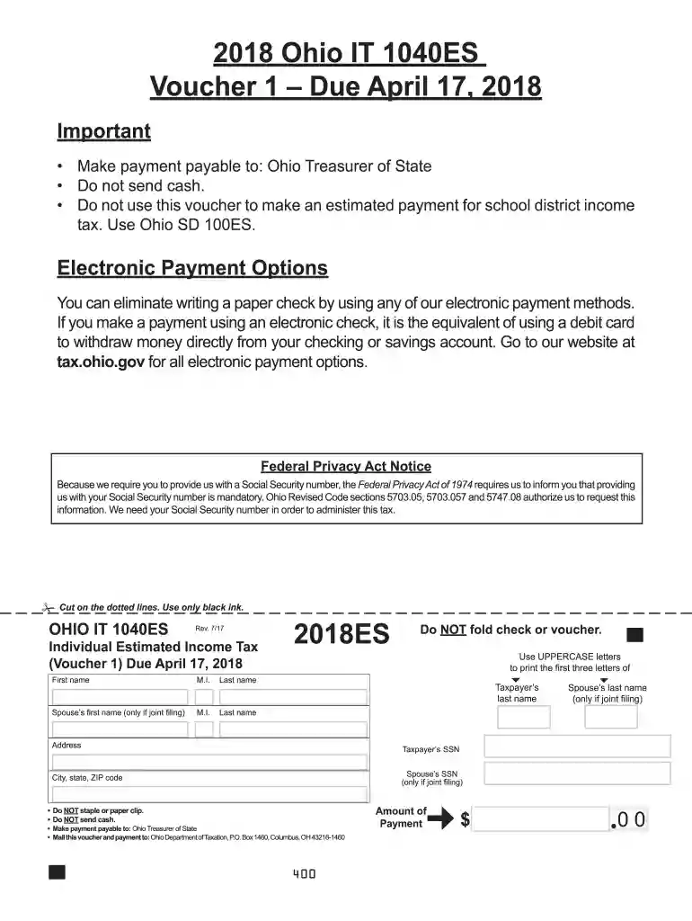 ohio it 1040es 2024 Preview on Page 1
