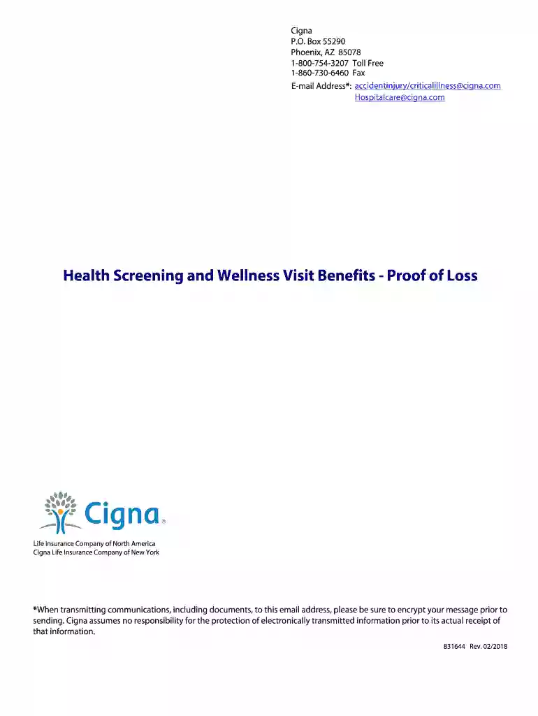 cigna biometric screening form 2024 Preview on Page 1