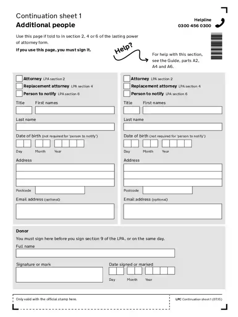 nmc revalidation cpd form continuation sheet Preview on Page 1