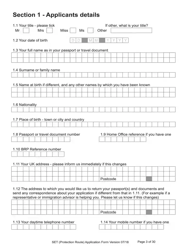 set p application online Preview on Page 1