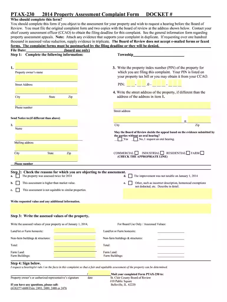 st clair county il assessor Preview on Page 1