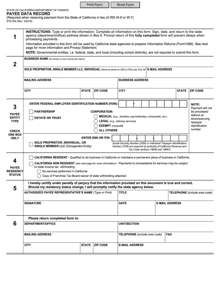 std 204 Preview on Page 1