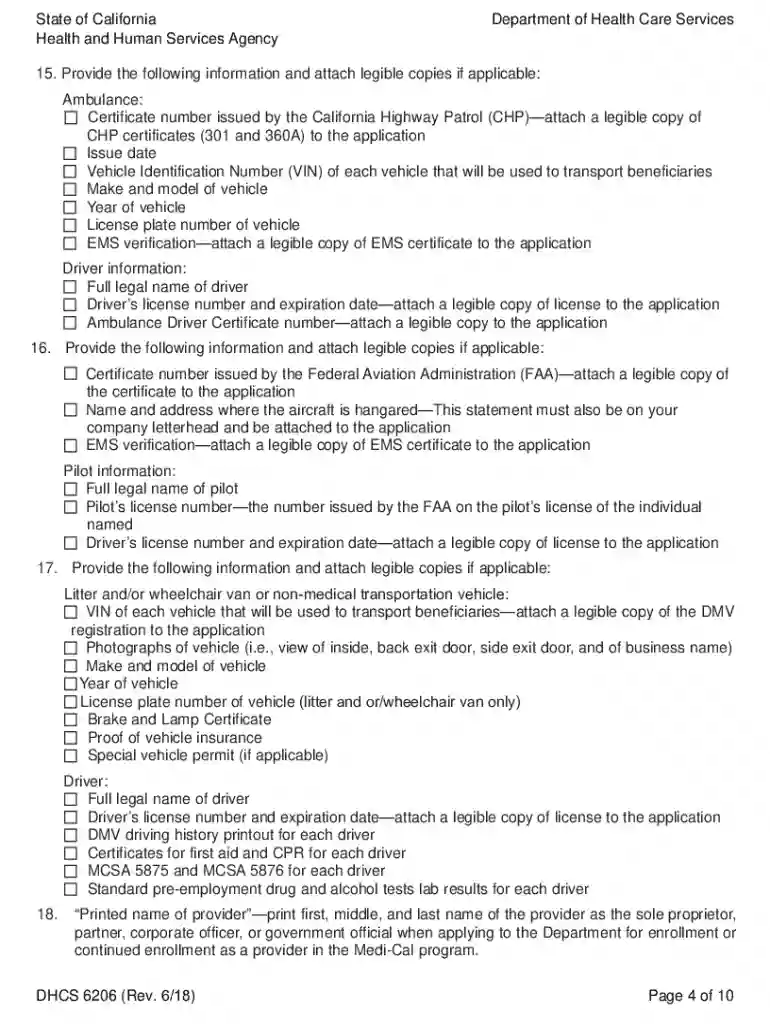 ohio medicaid transportation provider application Preview on Page 1