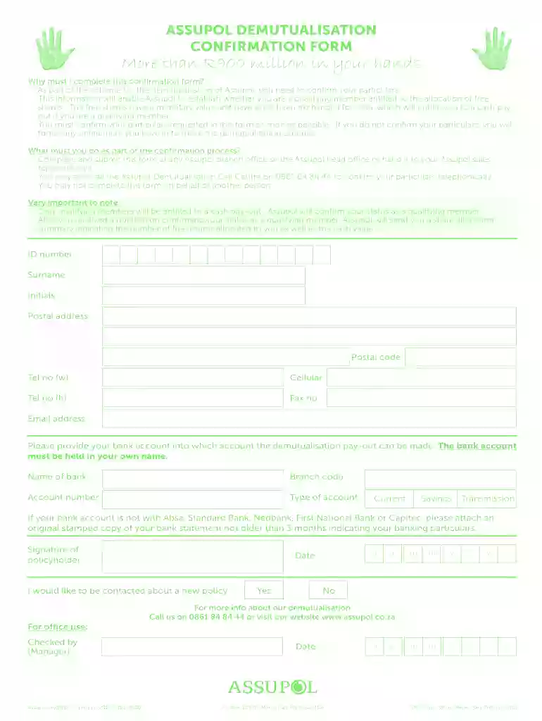 how to cancel assupol policy online Preview on Page 1