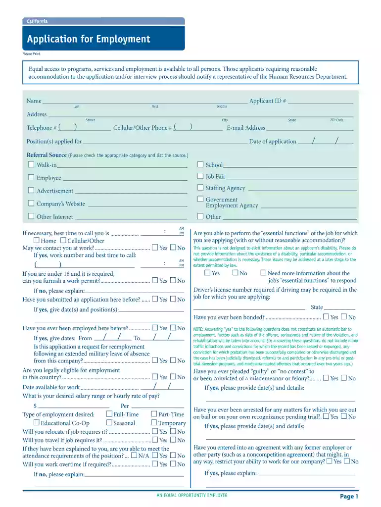Application Form - Armstrong Garden Centers Preview on Page 1