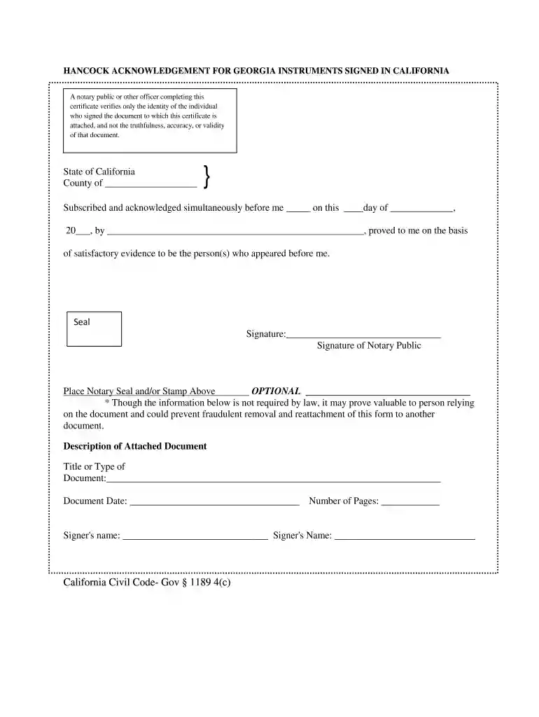 hancock acknowledgement Preview on Page 1