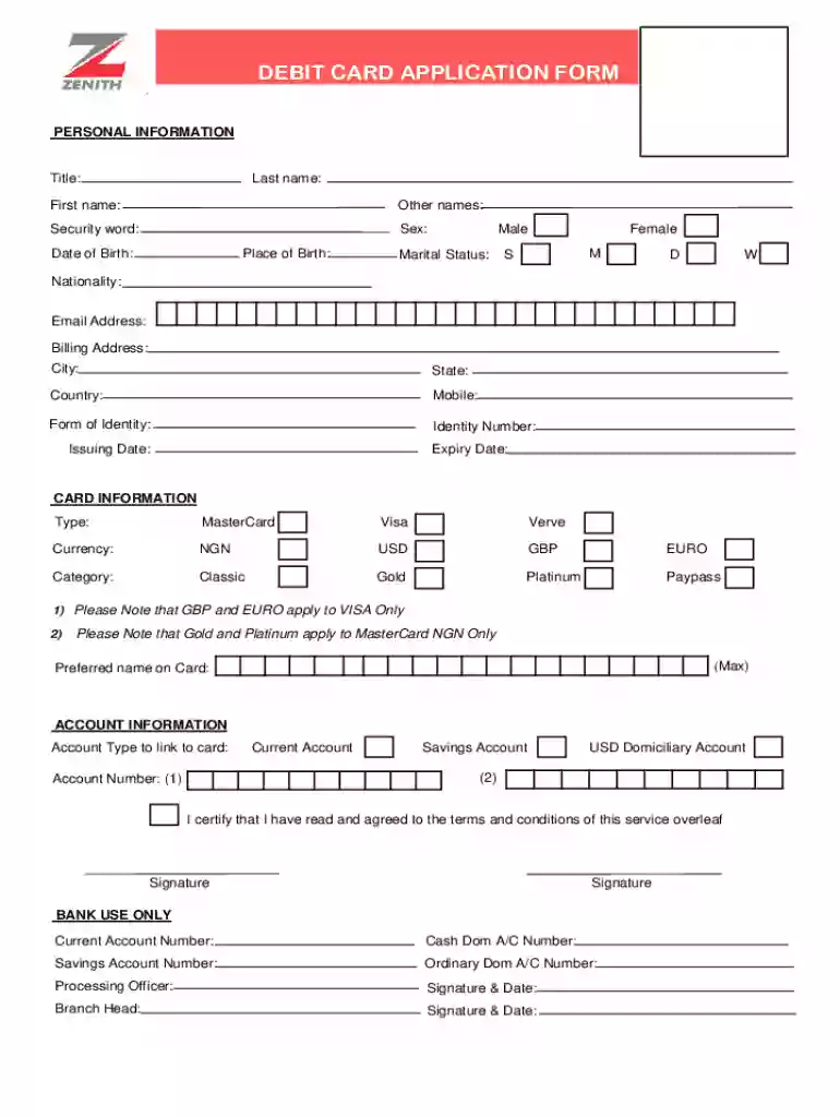 how to get zenith virtual card Preview on Page 1