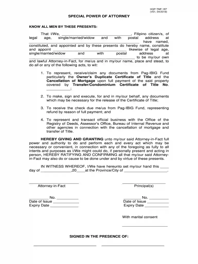 hqp tmf 187 Preview on Page 1