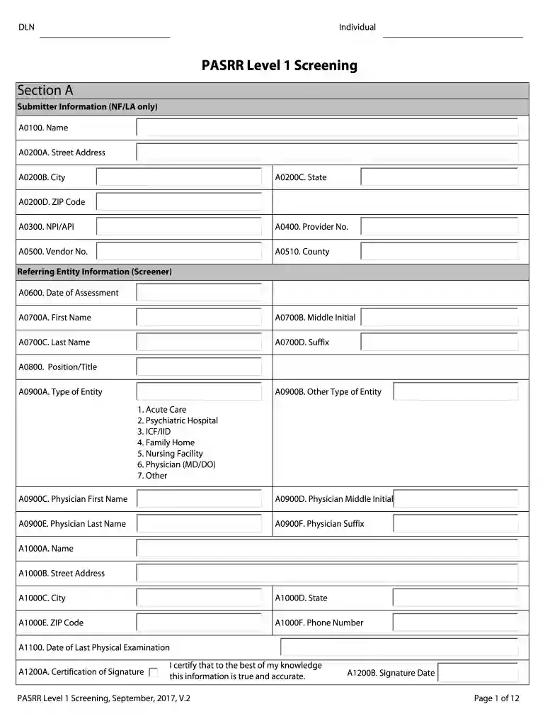 pasrr Preview on Page 1