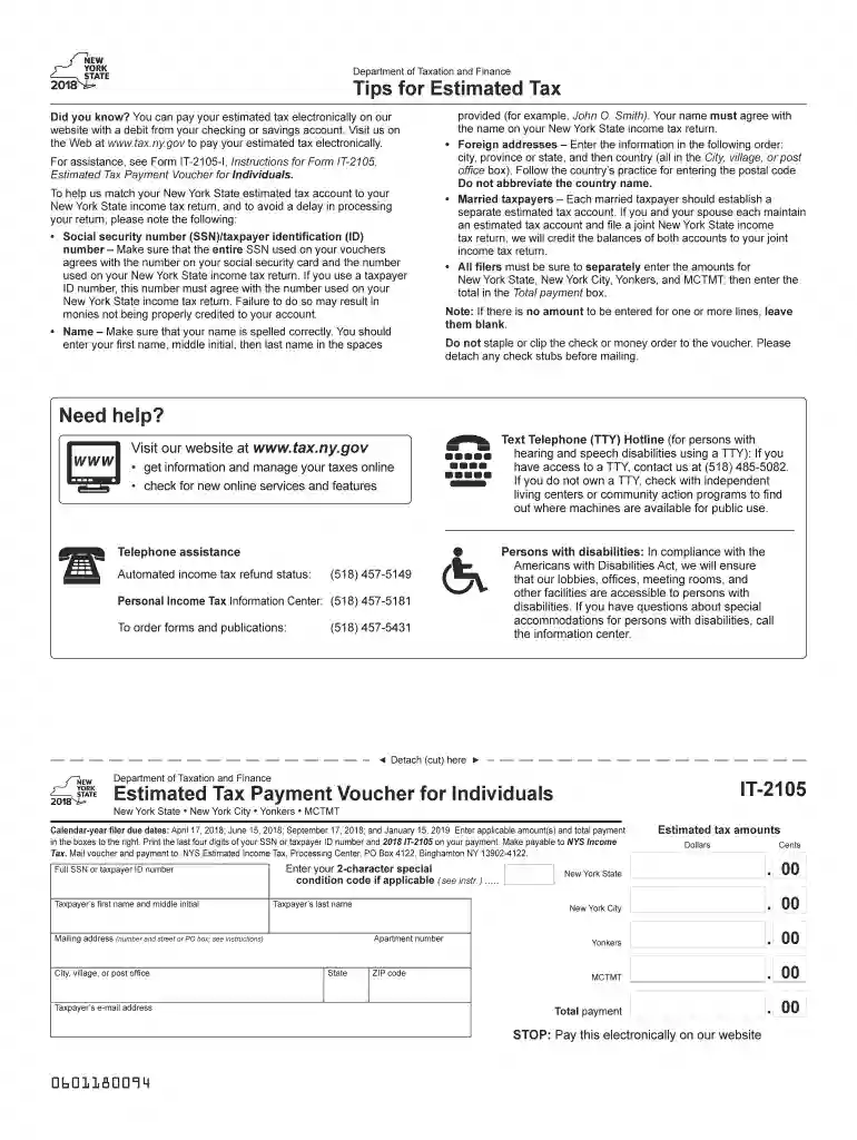 To help us match your NewYork State estimated tax account to your Preview on Page 1