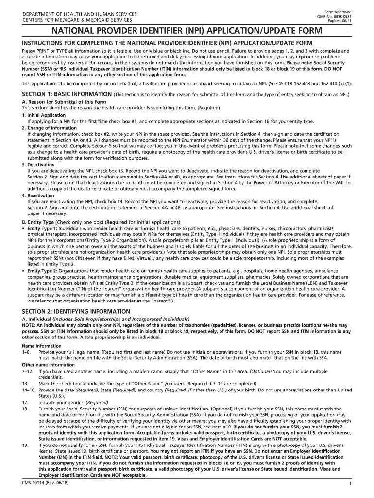 nppes login Preview on Page 1