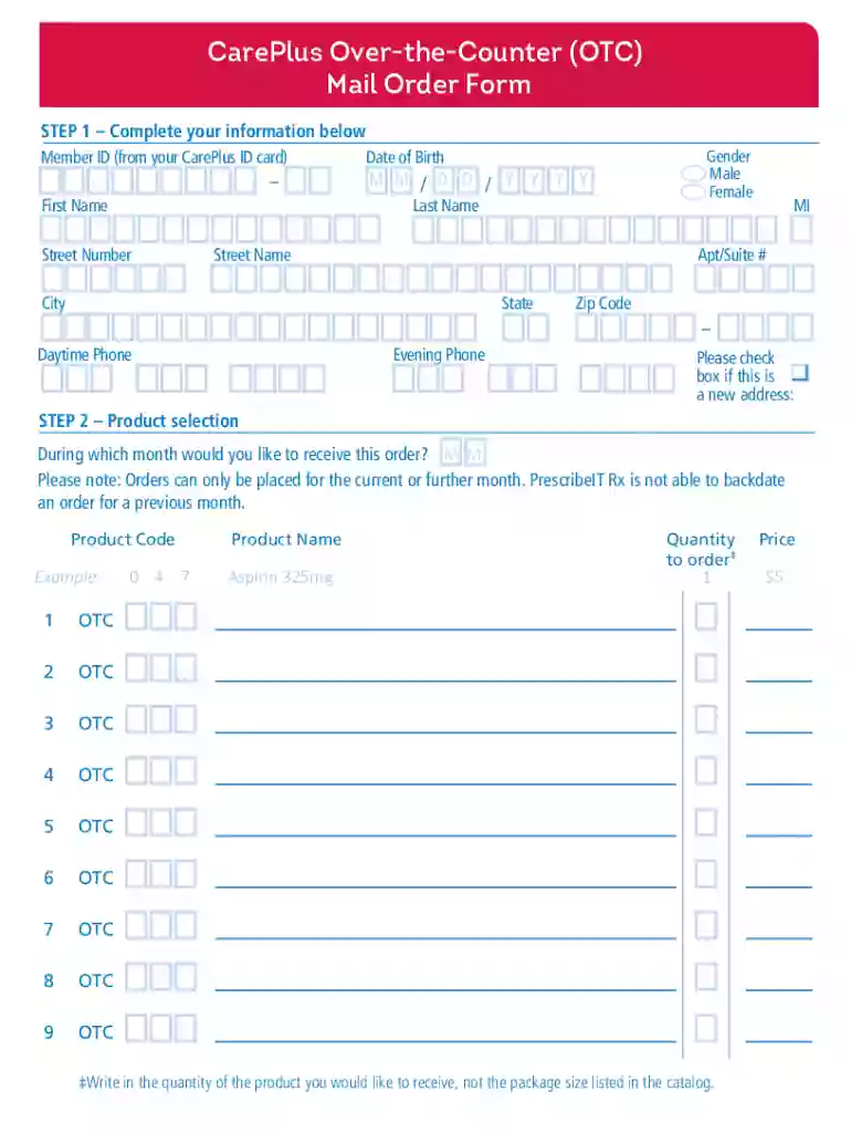careplus otc catalog 2024 Preview on Page 1