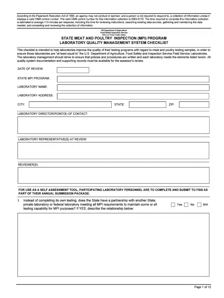 poultry inspection checklist Preview on Page 1