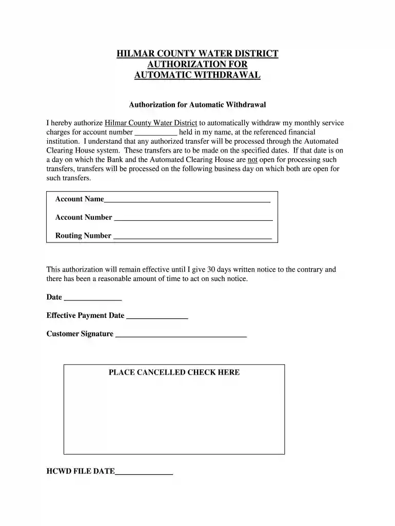 hilmar county water district Preview on Page 1