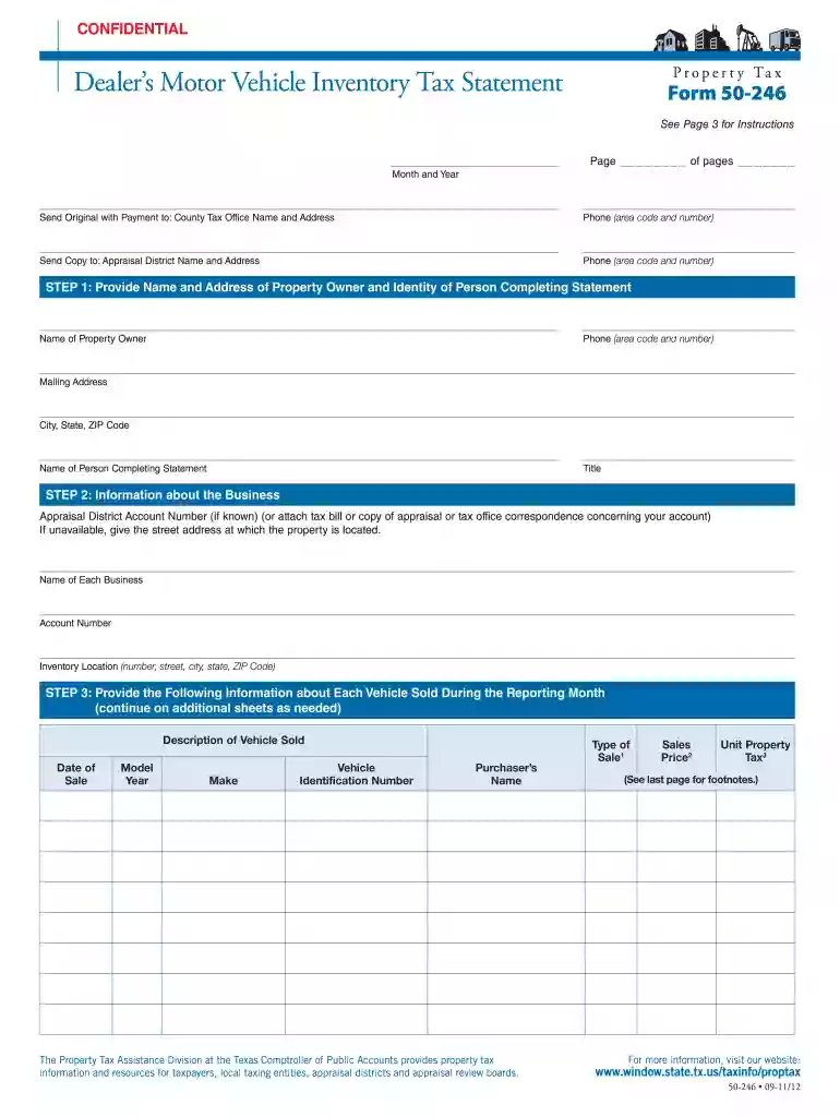form 50 246 Preview on Page 1