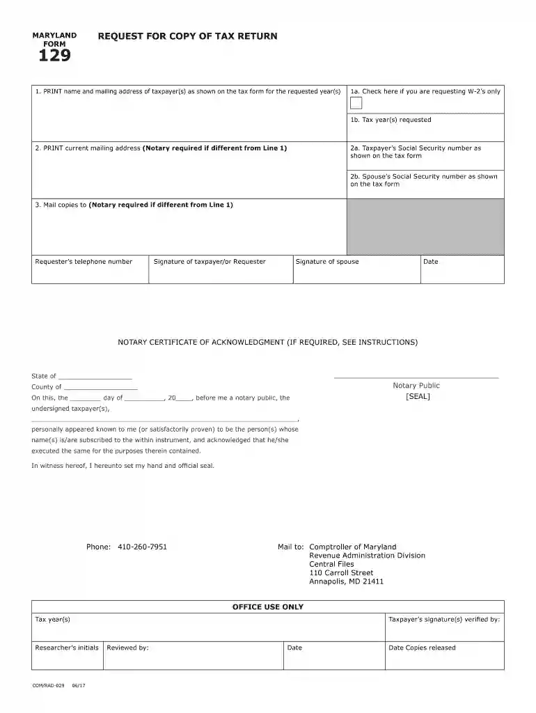 tsd correspondence maryland taxes gov Preview on Page 1