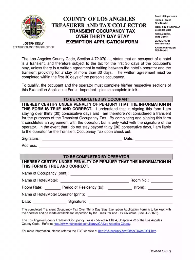 transient occupancy tax los angeles Preview on Page 1