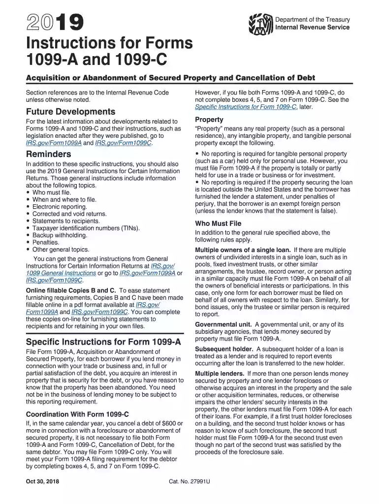irs 4681 Preview on Page 1