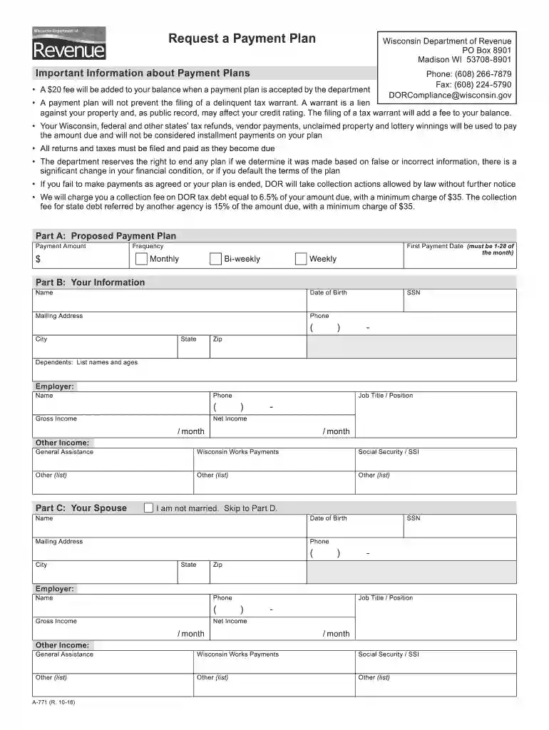 wisconsin dept of revenue Preview on Page 1